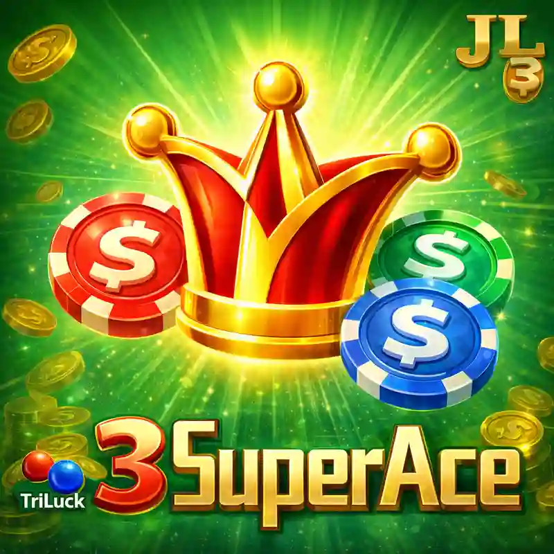 3 Super Ace Slot Game Banner tg77com