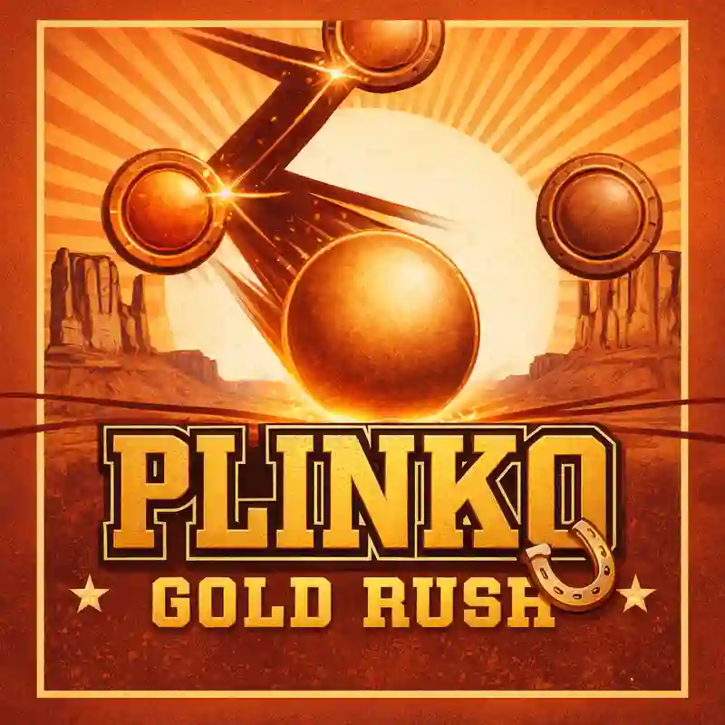 Plinko Gold Rush Logo tg77com